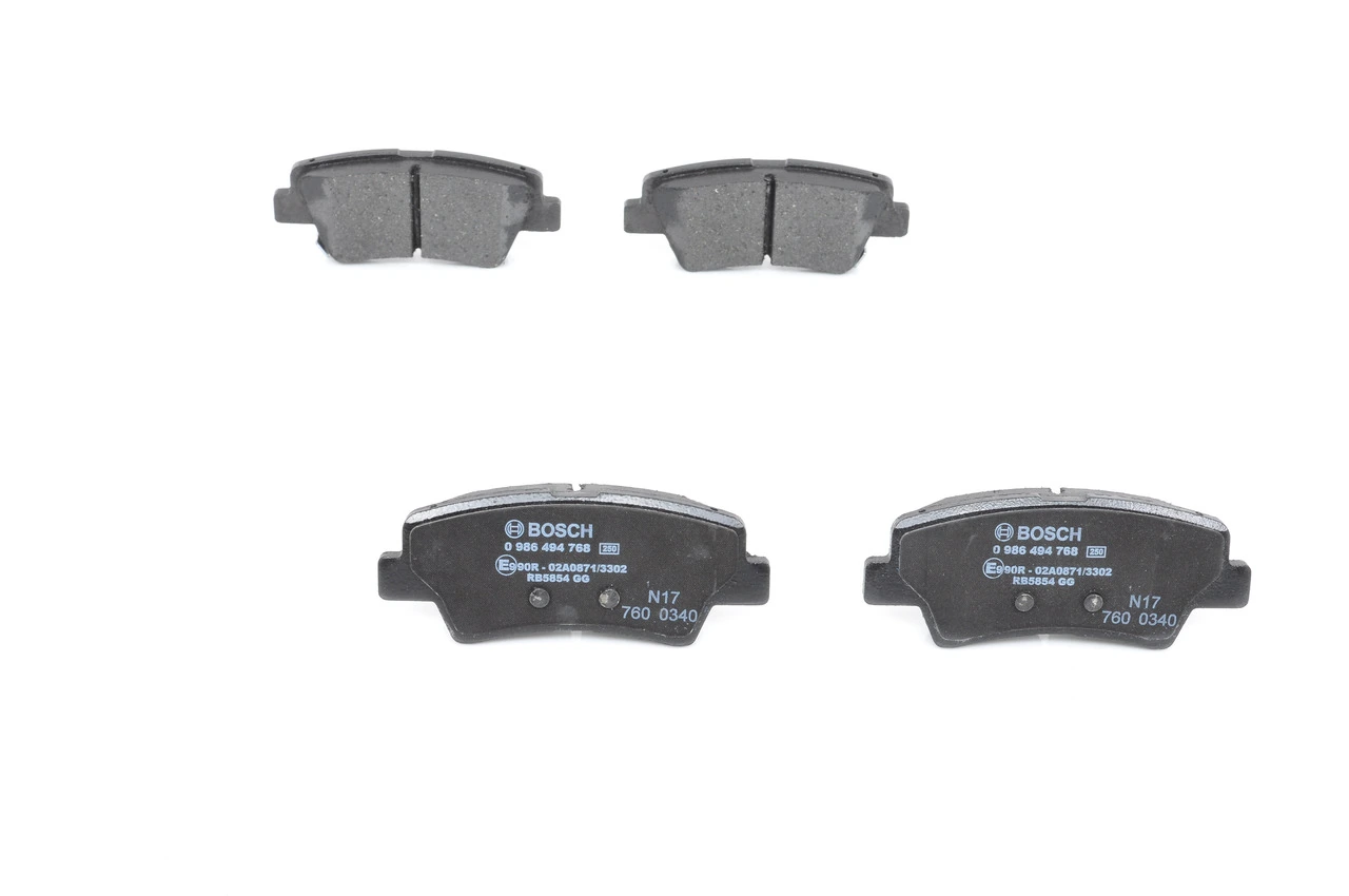 0986494768 Bosch Sapatas do freio traseiras de disco