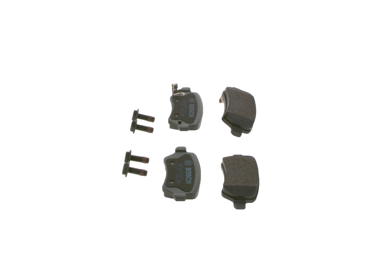Compre 0986424646 Bosch Sapatas do freio traseiras de disco