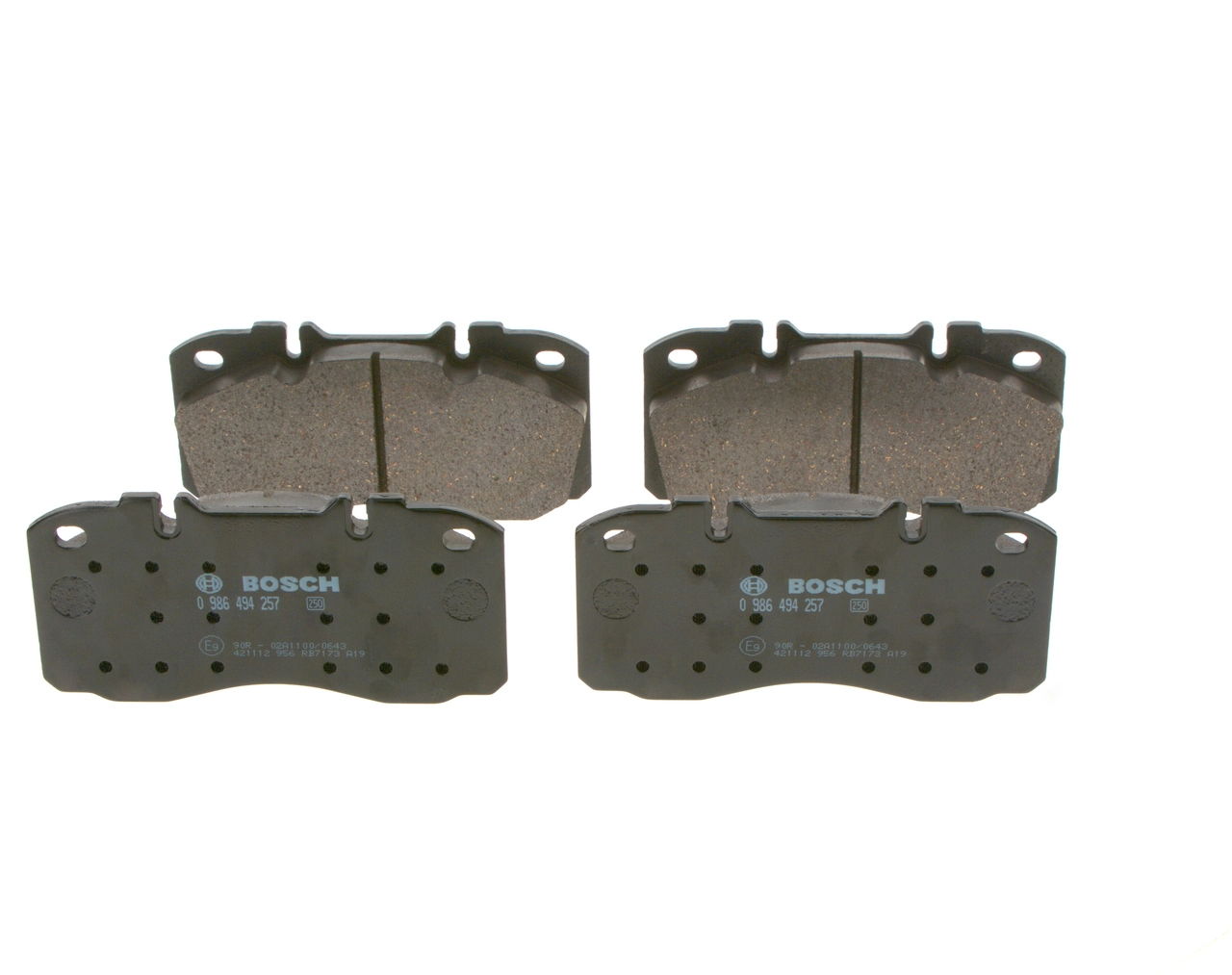 Sapatas do freio dianteiras de disco Bosch 0986494257 preço, a partir de 69,68 USD