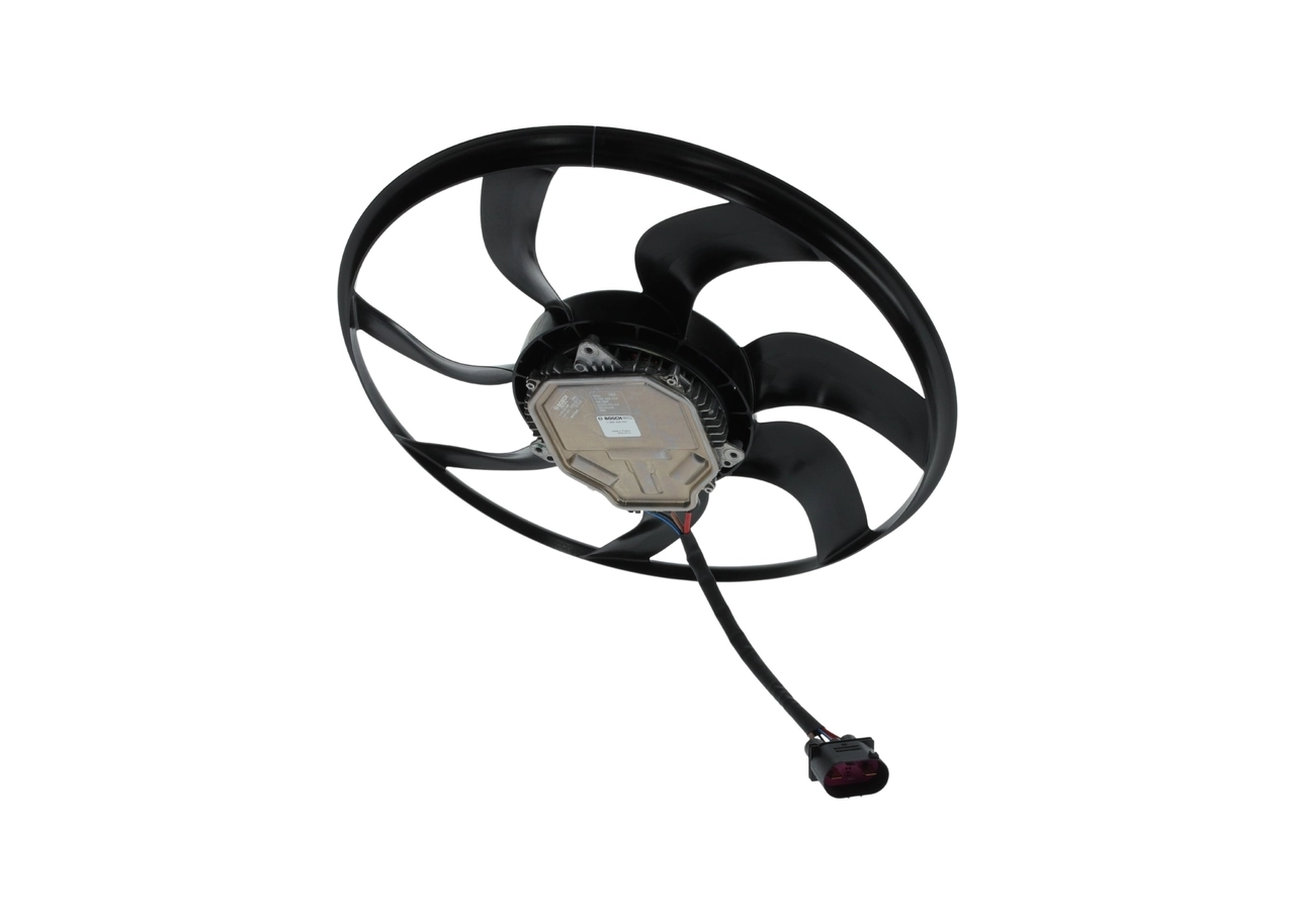 0986338600 Bosch Ventilador elétrico de esfriamento montado (motor + roda de aletas)