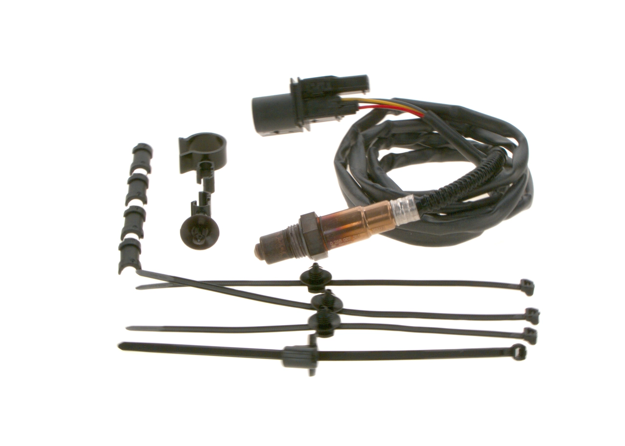 0258007361 Bosch Sonda lambda, sensor esquerdo de oxigênio até o catalisador