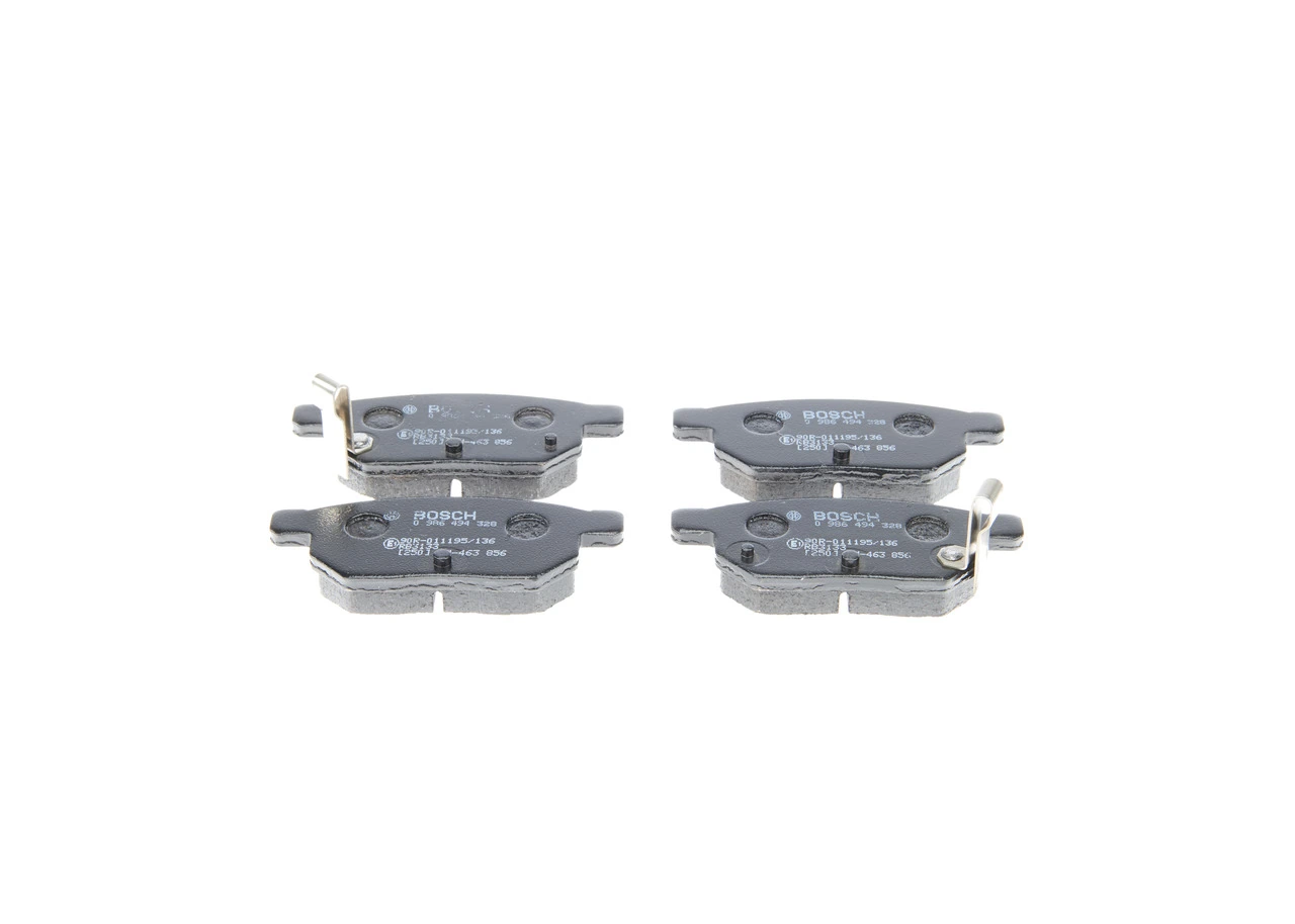 0986494328 Bosch Sapatas do freio traseiras de disco