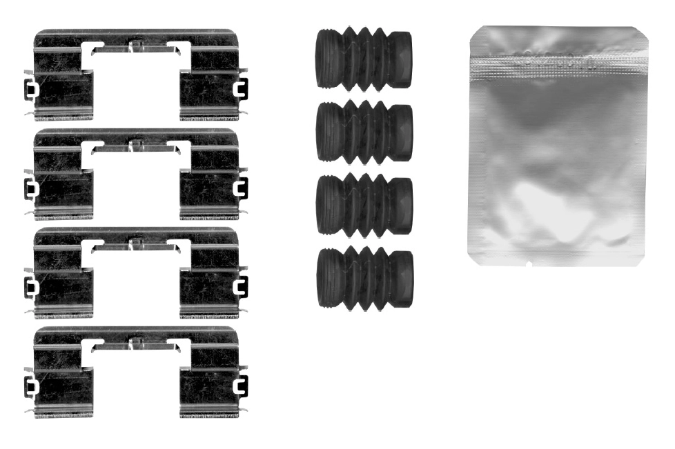 Compre Kit de molas de fixação de sapatas de disco dianteiras Opel Zafira 