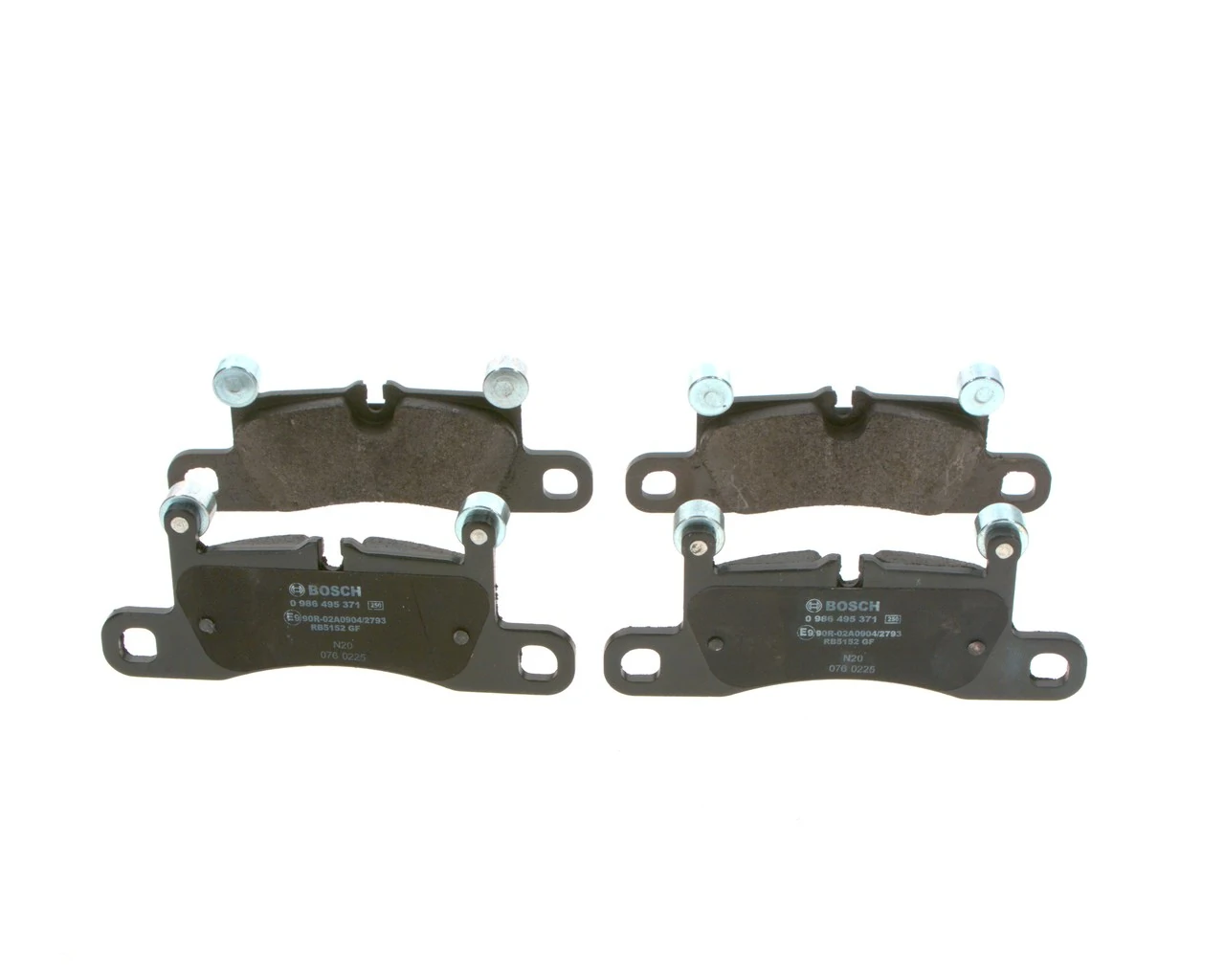 Compre 0986495371 Bosch Sapatas do freio traseiras de disco