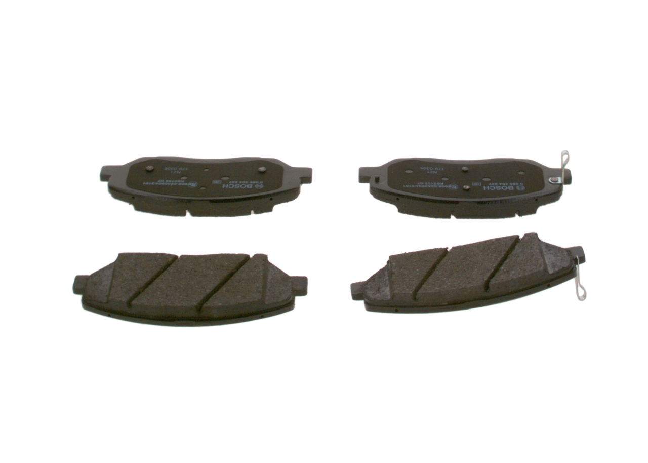 0986494227 Bosch Sapatas do freio dianteiras de disco