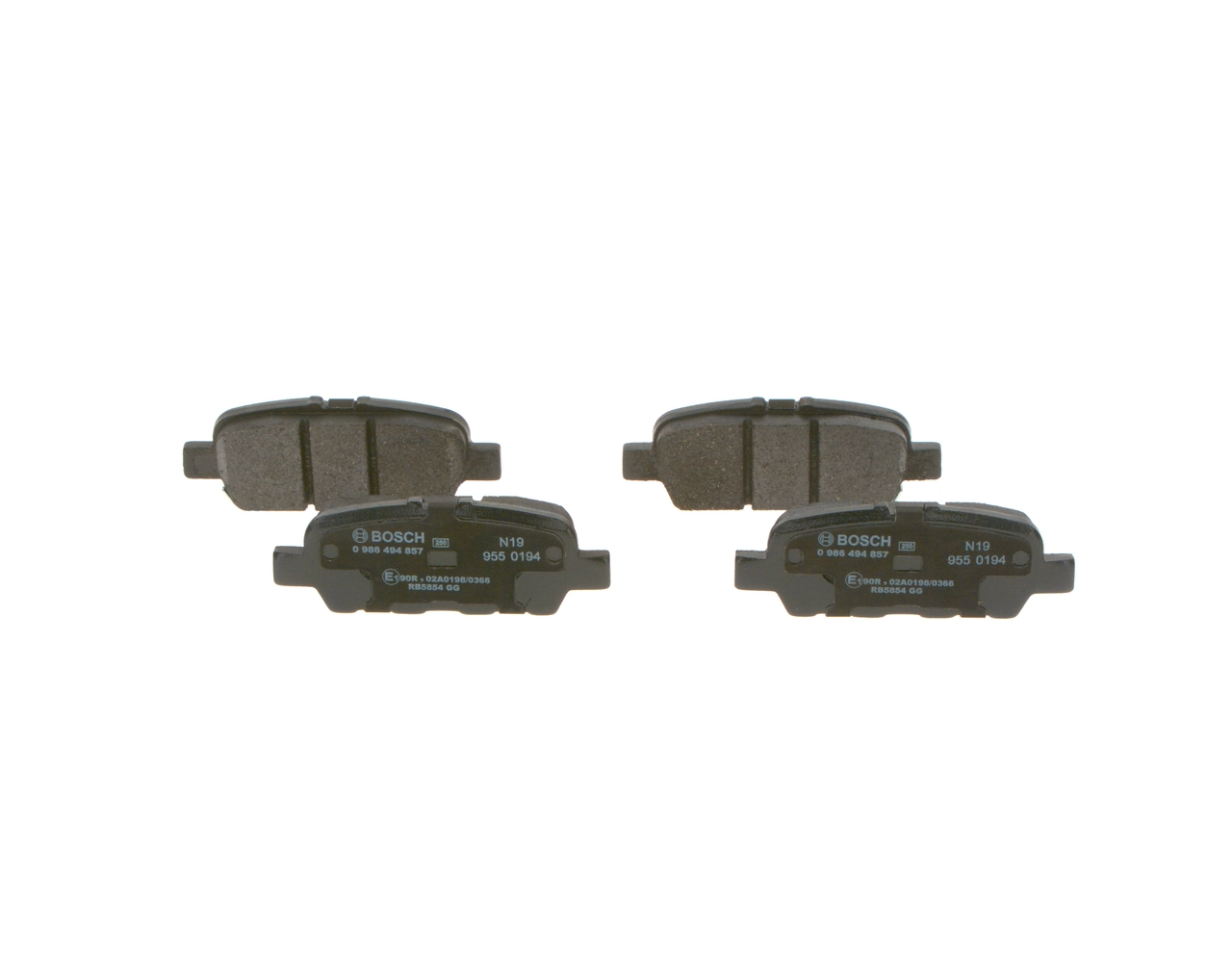 Sapatas do freio traseiras de disco Bosch 0986494857 preço, a partir de 35,79 USD