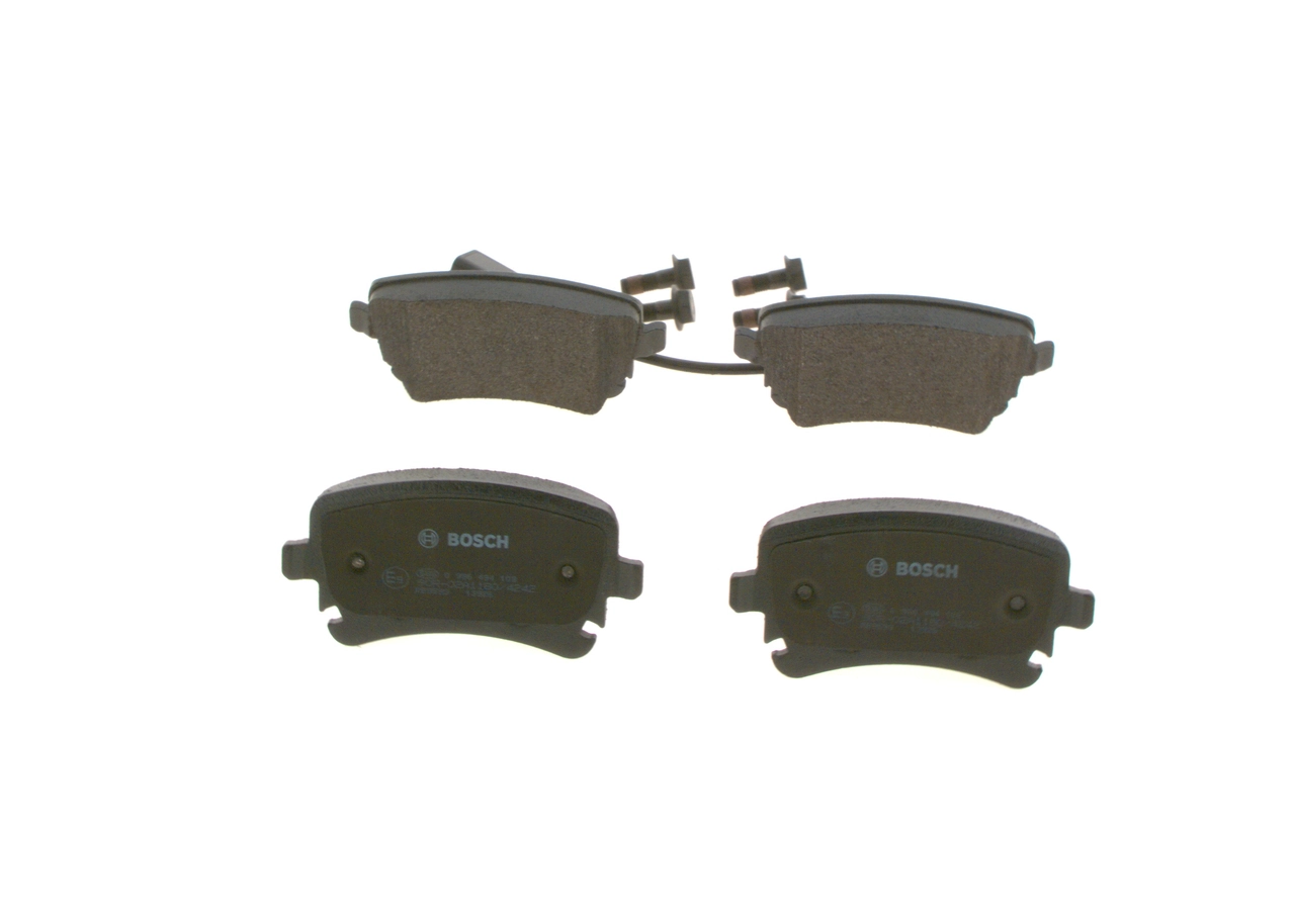 Compre 0986494108 Bosch Sapatas do freio traseiras de disco
