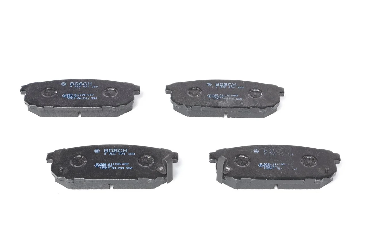0986494388 Bosch Sapatas do freio traseiras de disco