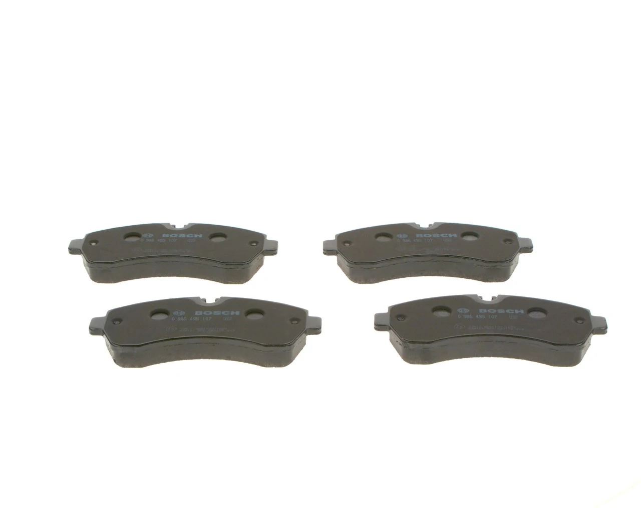 0986495107 Bosch Sapatas do freio dianteiras de disco