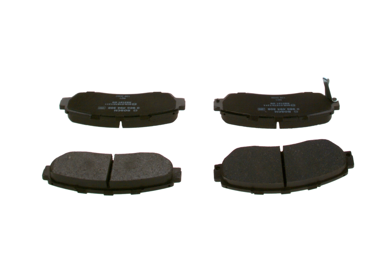 0986494308 Bosch Sapatas do freio dianteiras de disco