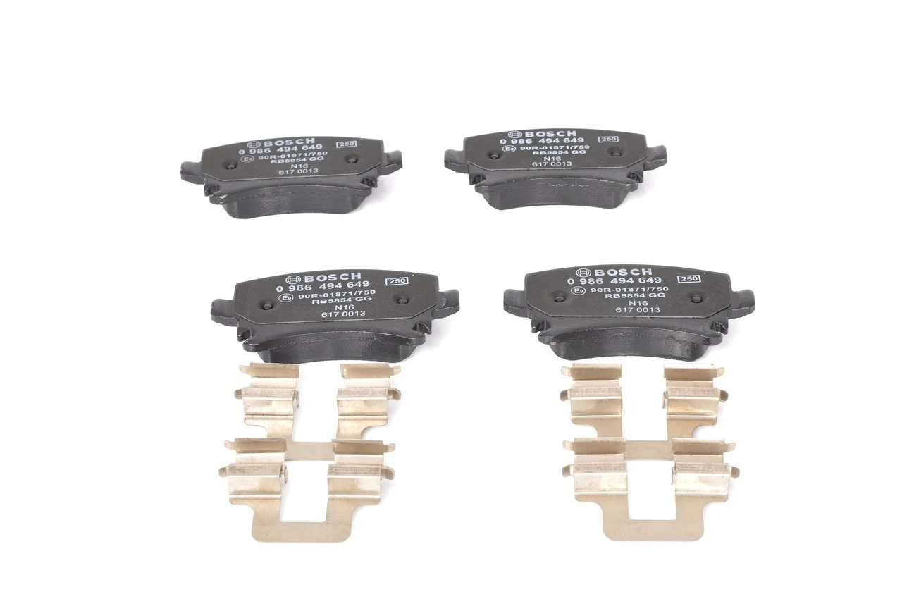 0986494649 Bosch Sapatas do freio traseiras de disco