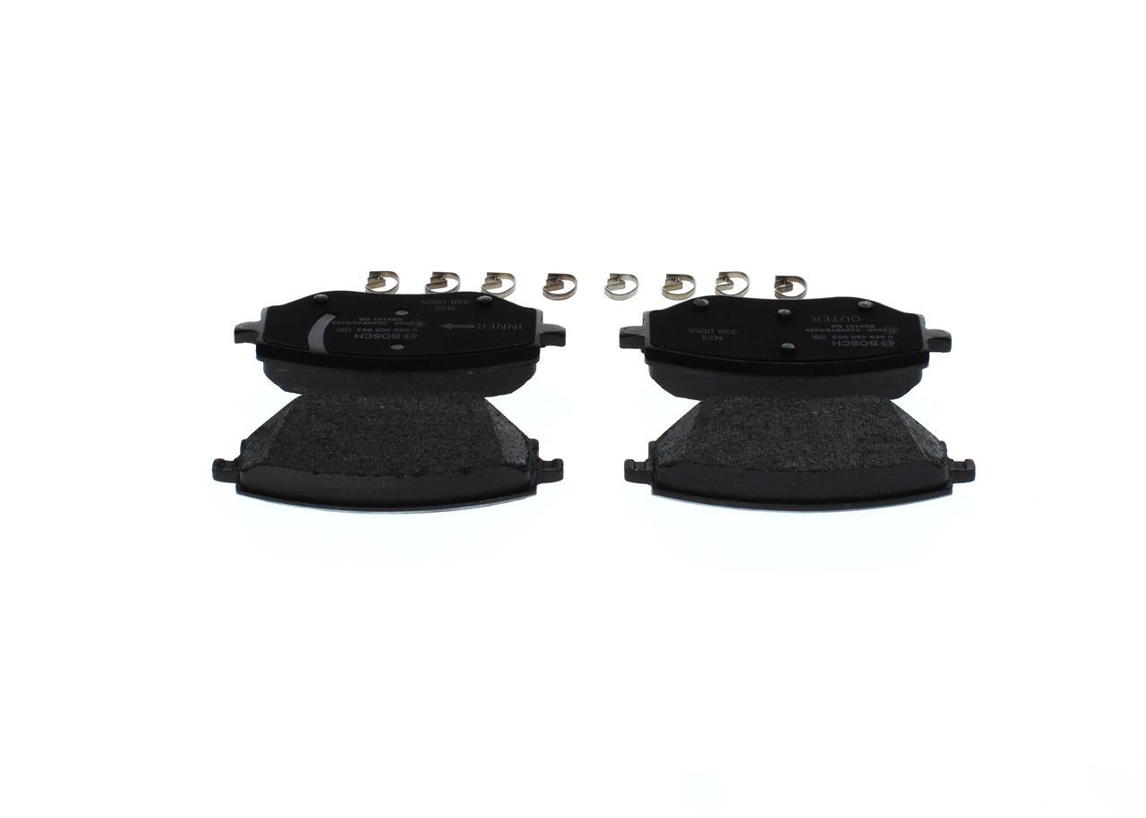 0986460063 Bosch Sapatas do freio dianteiras de disco