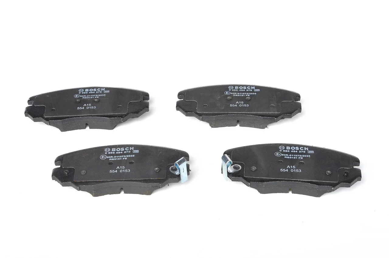 0986494279 Bosch Sapatas do freio dianteiras de disco