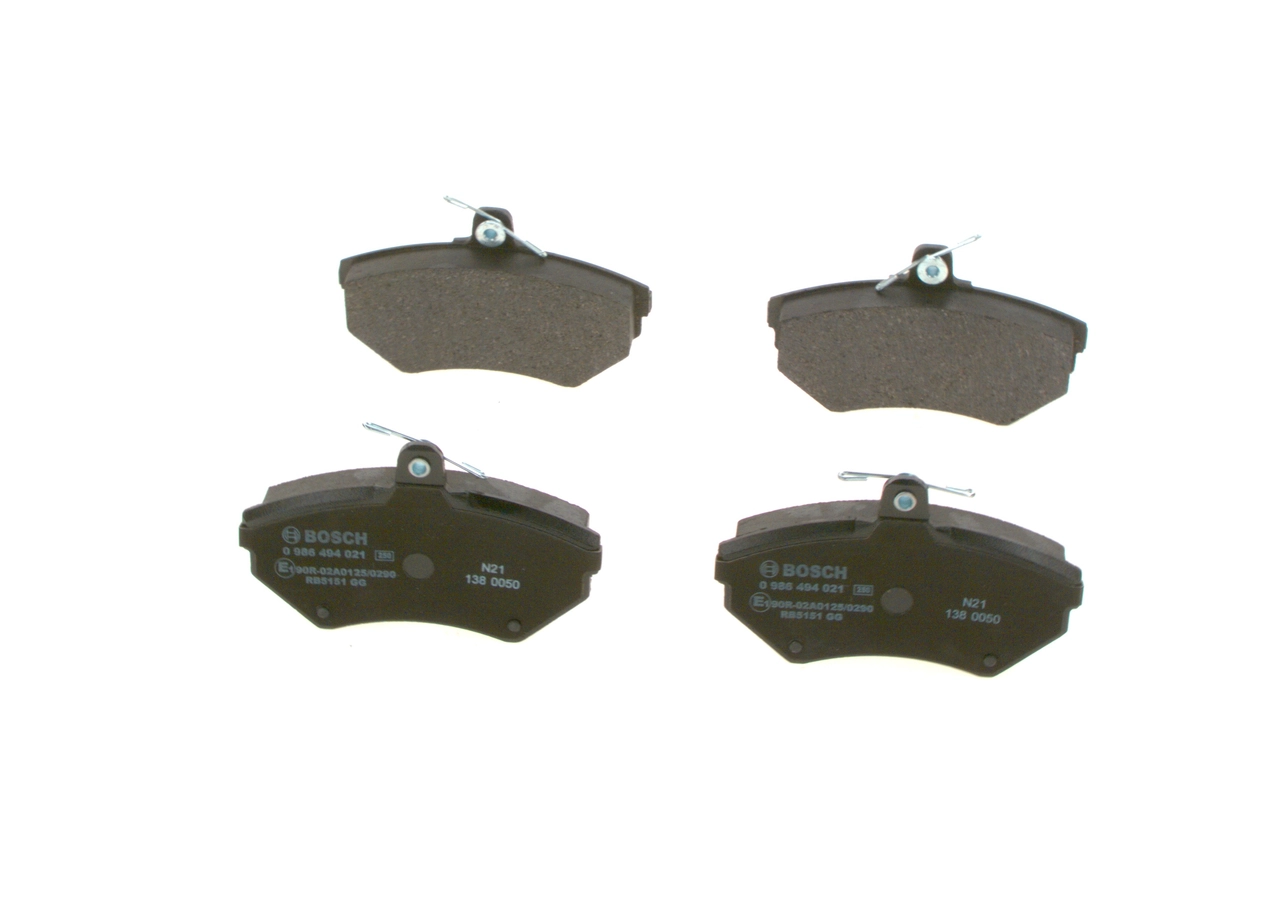 Sapatas do freio dianteiras de disco Bosch 0986494021 preço, a partir de 45,80 USD