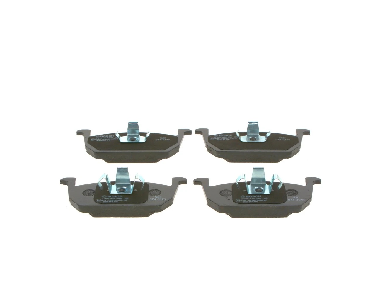 0986424846 Bosch Sapatas do freio dianteiras de disco