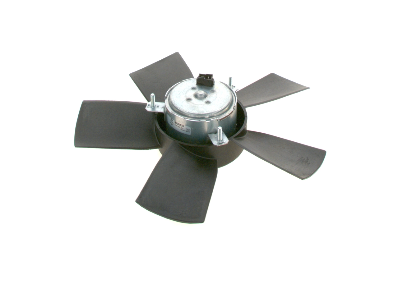 Ventilador elétrico de esfriamento montado (motor + roda de aletas) Opel Kadett E 35, 36, 45, 46