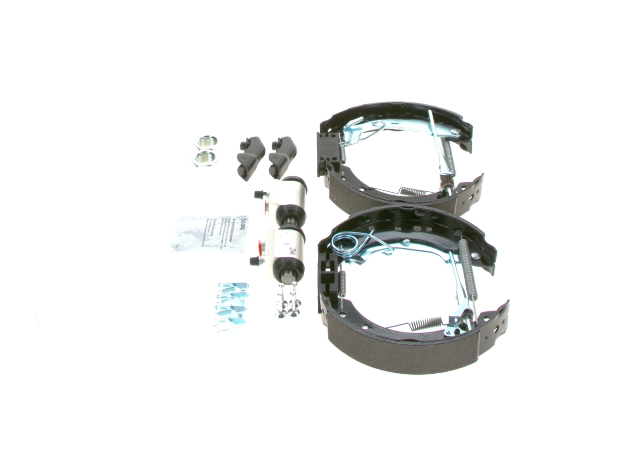 Compre 0204114613 Bosch Sapatas do freio traseiras de tambor