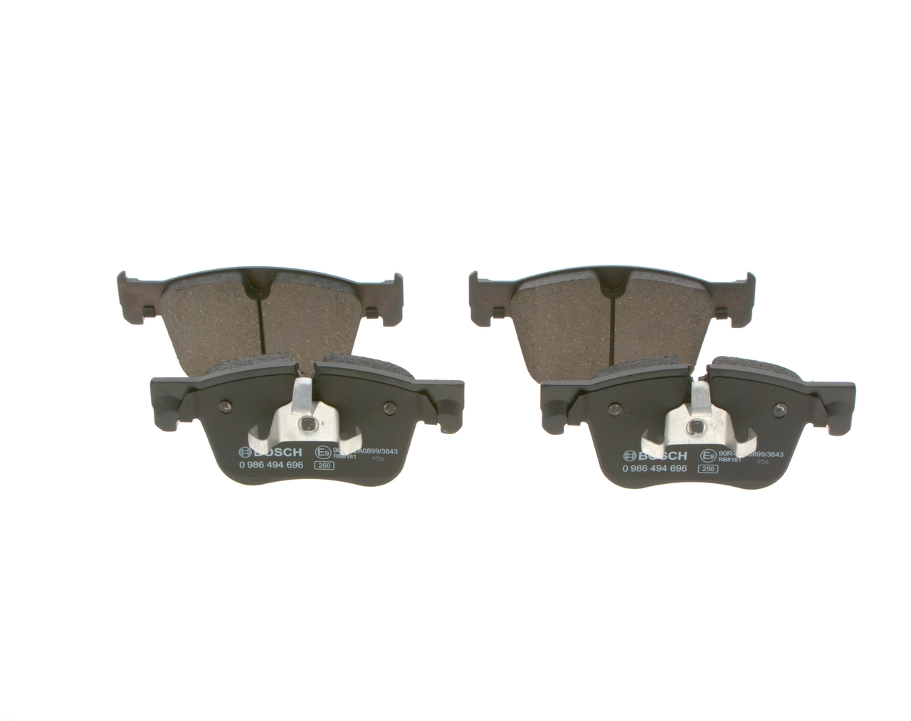 Compre 0986494696 Bosch Sapatas do freio dianteiras de disco