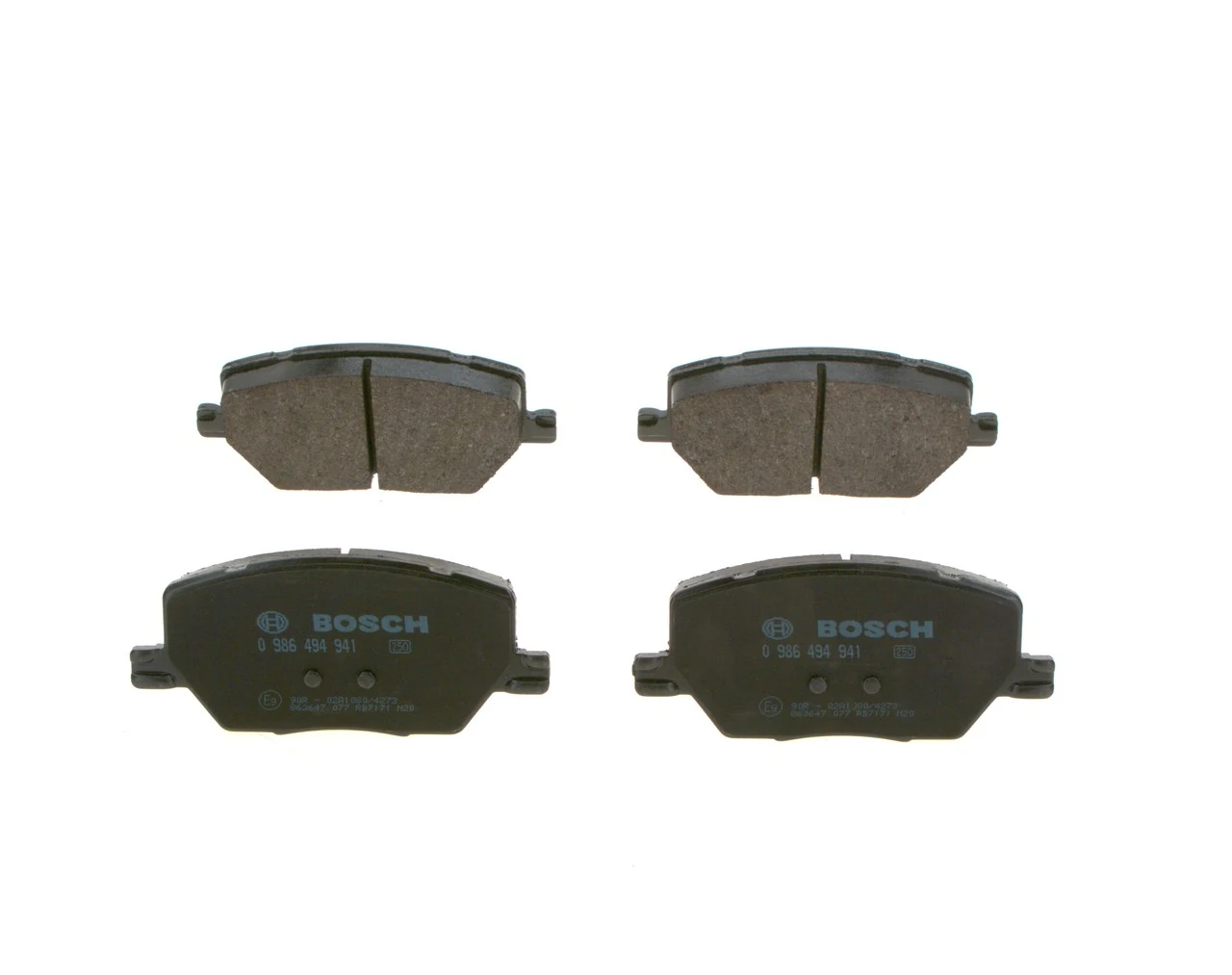 0986494941 Bosch Sapatas do freio dianteiras de disco