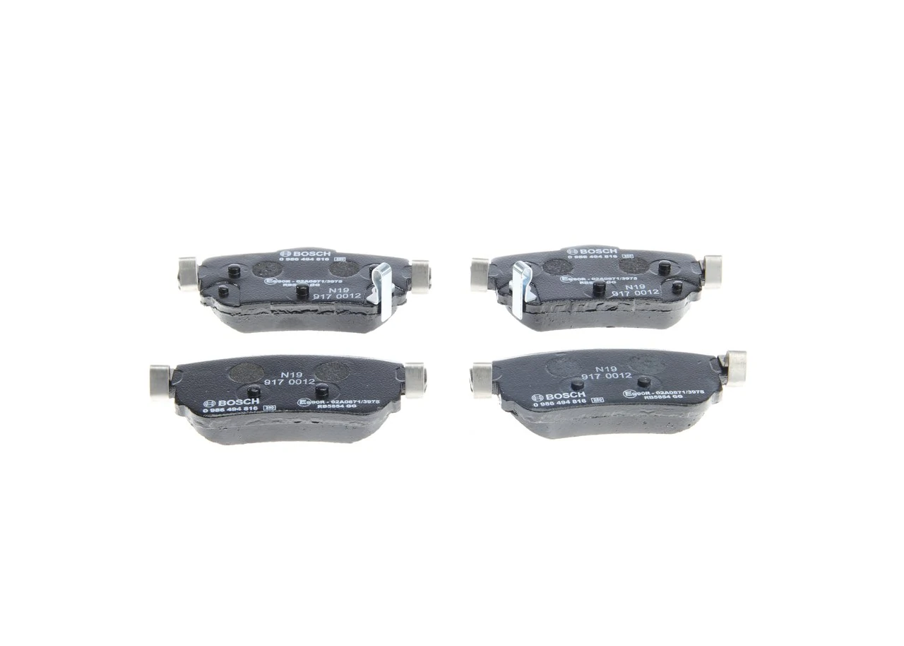 Sapatas do freio traseiras de disco Bosch 0986494816 preço, a partir de 25,79 USD