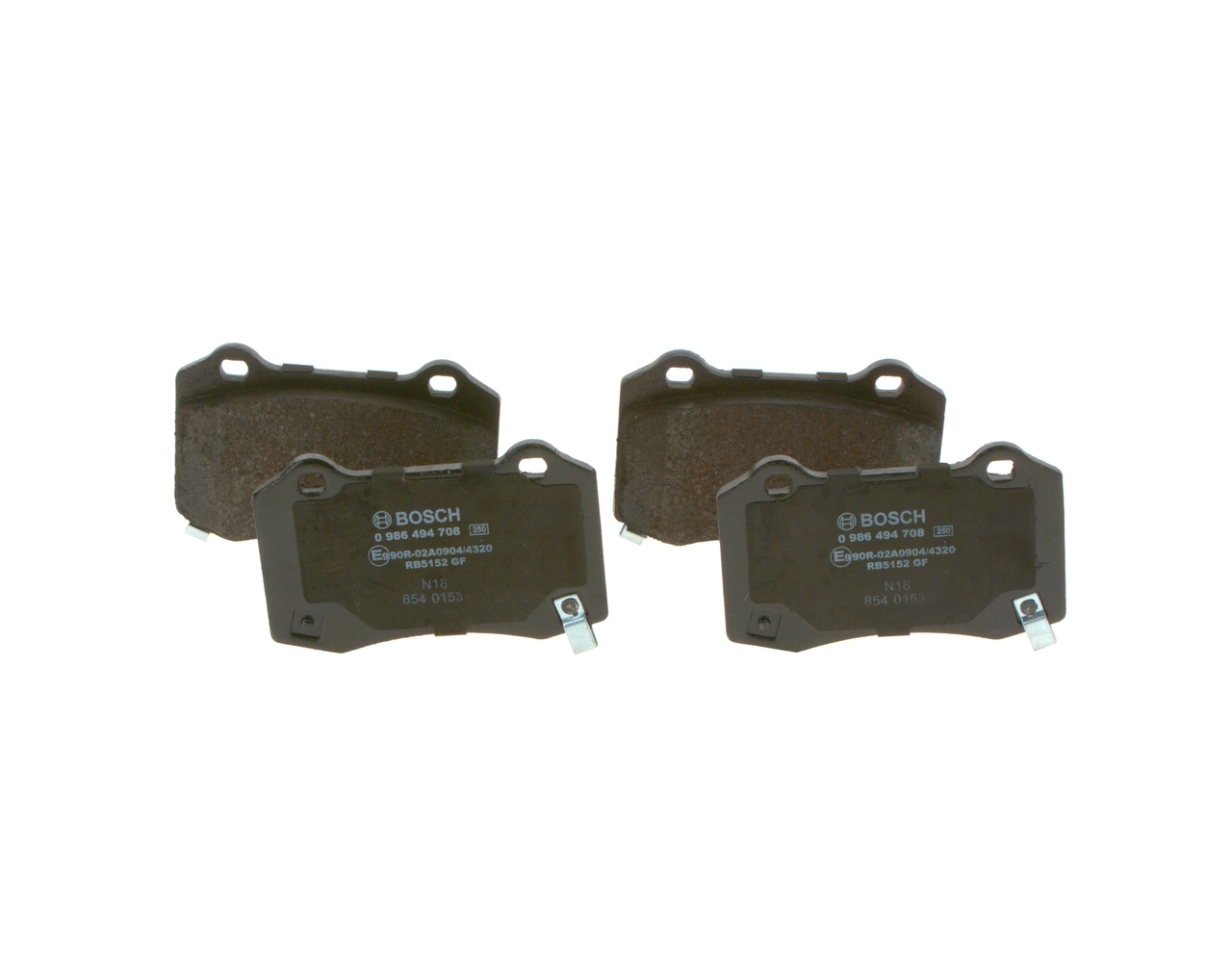 Sapatas do freio traseiras de disco Bosch 0986494708 preço, a partir de 69,43 USD