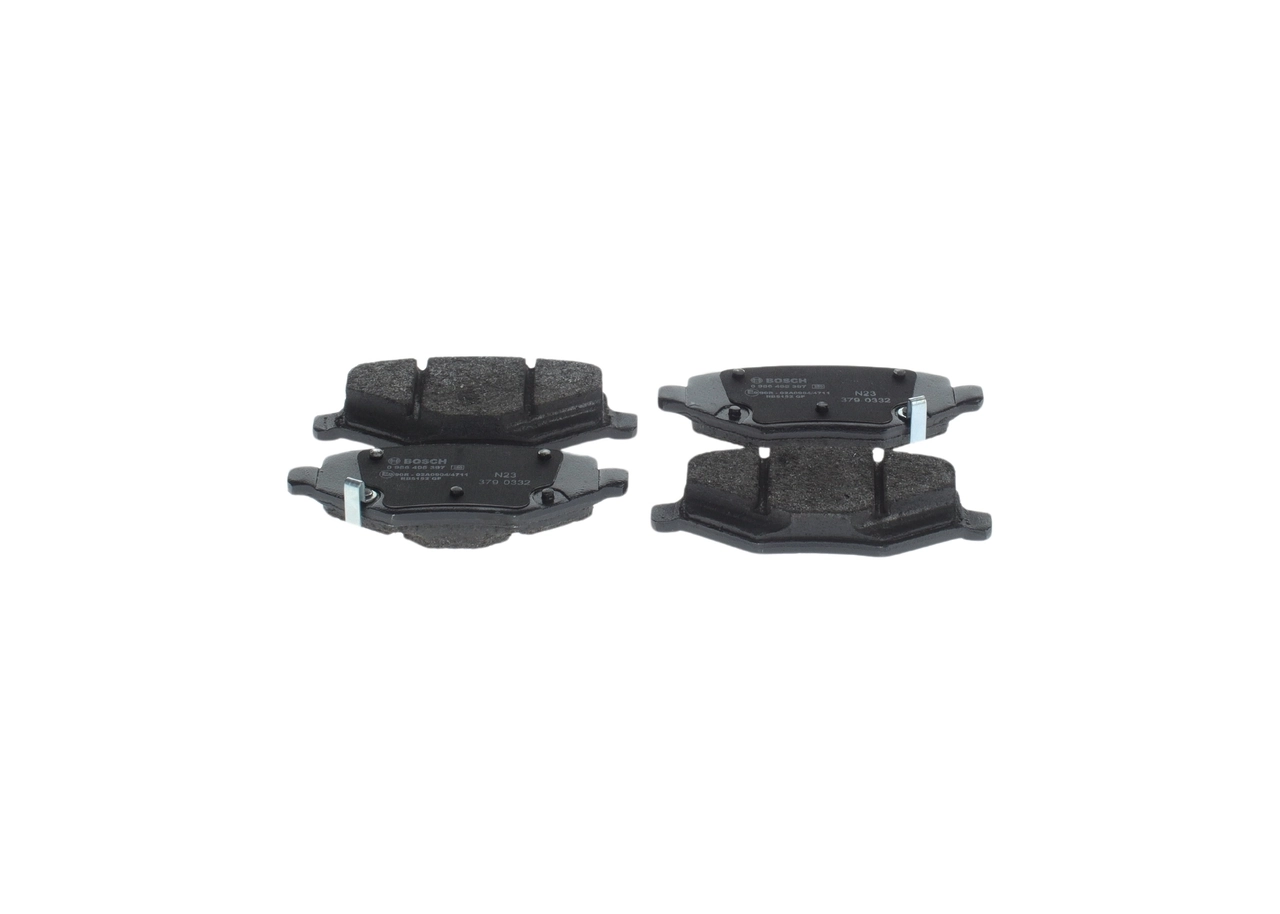 Sapatas do freio traseiras de disco Bosch 0986495397 preço, a partir de 35,91 USD