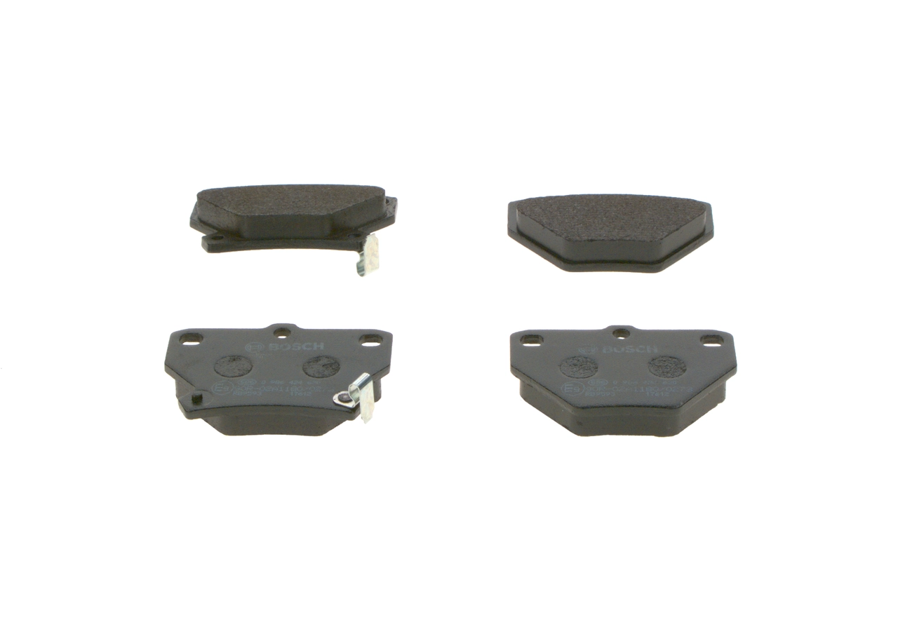 0986424630 Bosch Sapatas do freio traseiras de disco