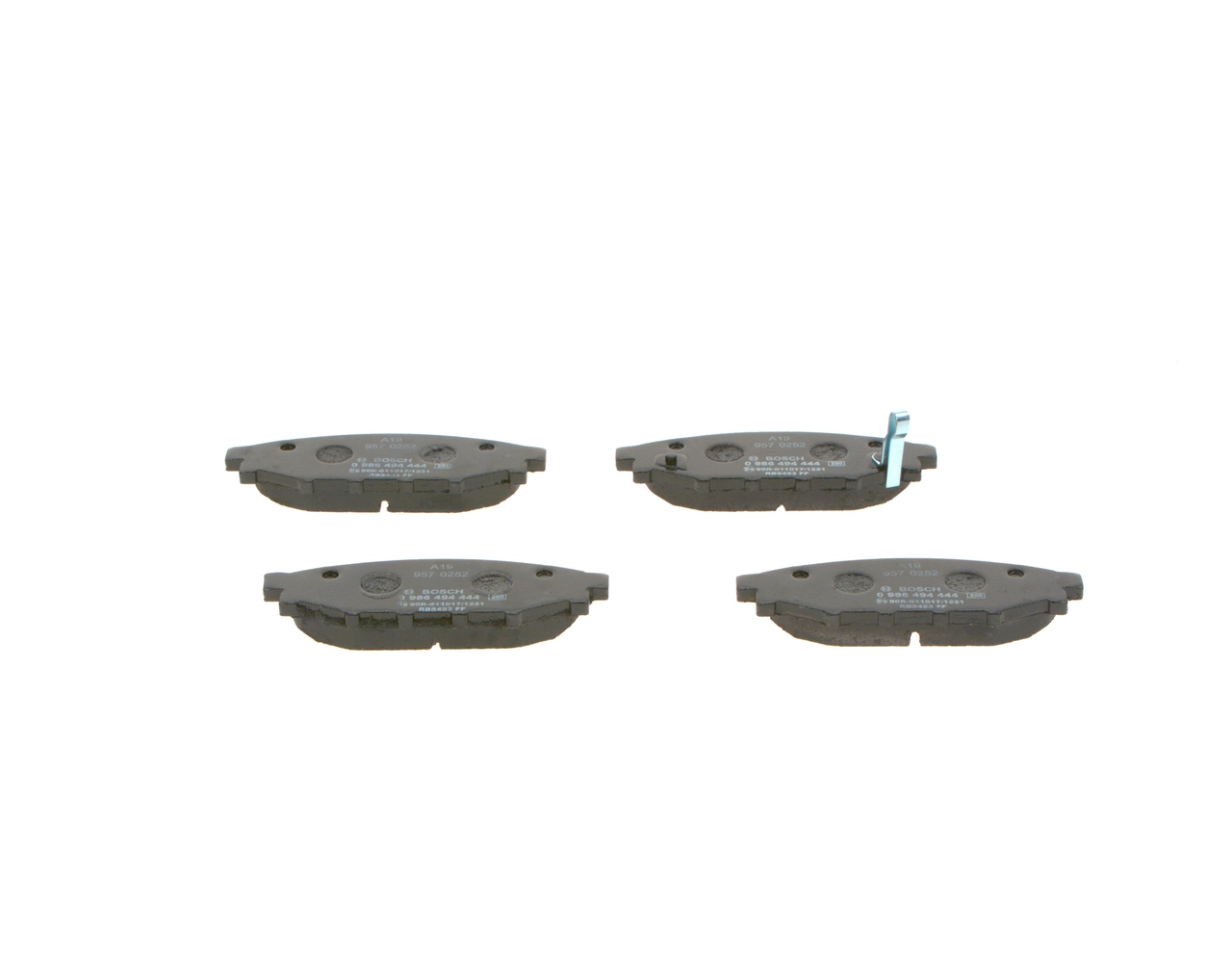 Sapatas do freio traseiras de disco 0986494444 Bosch
