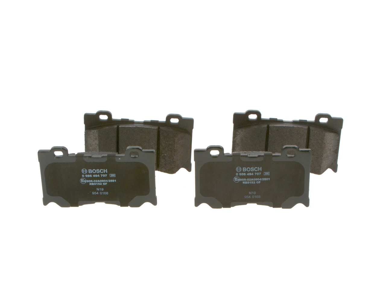 0986494707 Bosch Sapatas do freio dianteiras de disco