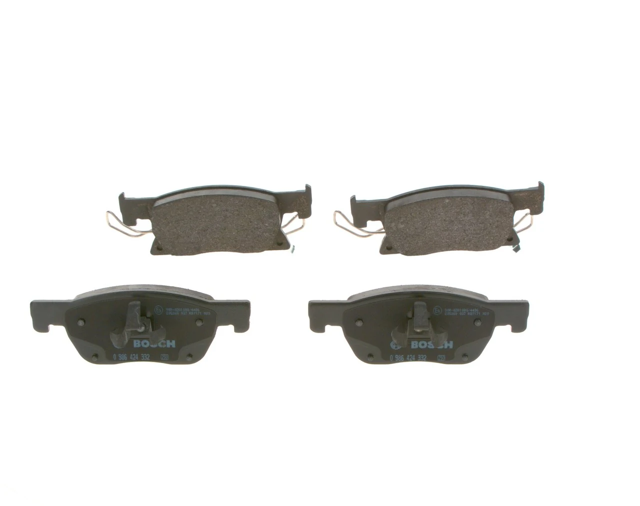 Sapatas do freio dianteiras de disco Bosch 0986424332 preço, a partir de 43,67 USD