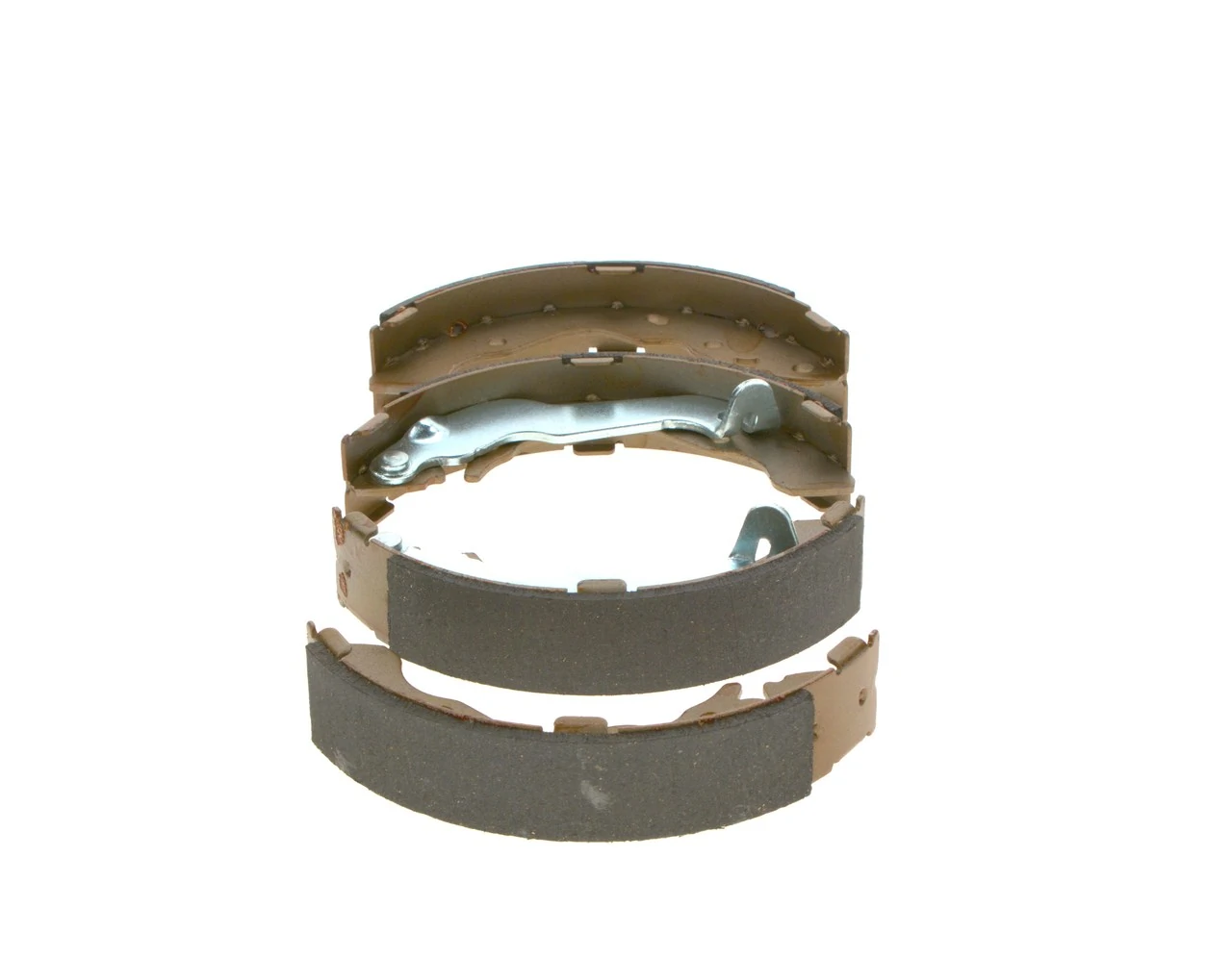 Compre 0986487673 Bosch Sapatas do freio traseiras de tambor
