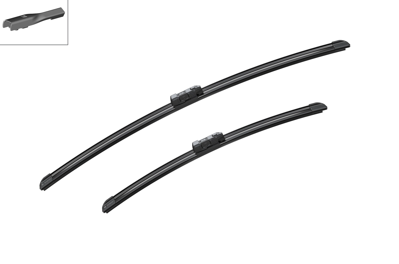 3397014318 Bosch Limpa-pára-brisas do pára-brisas, kit de 2 un.