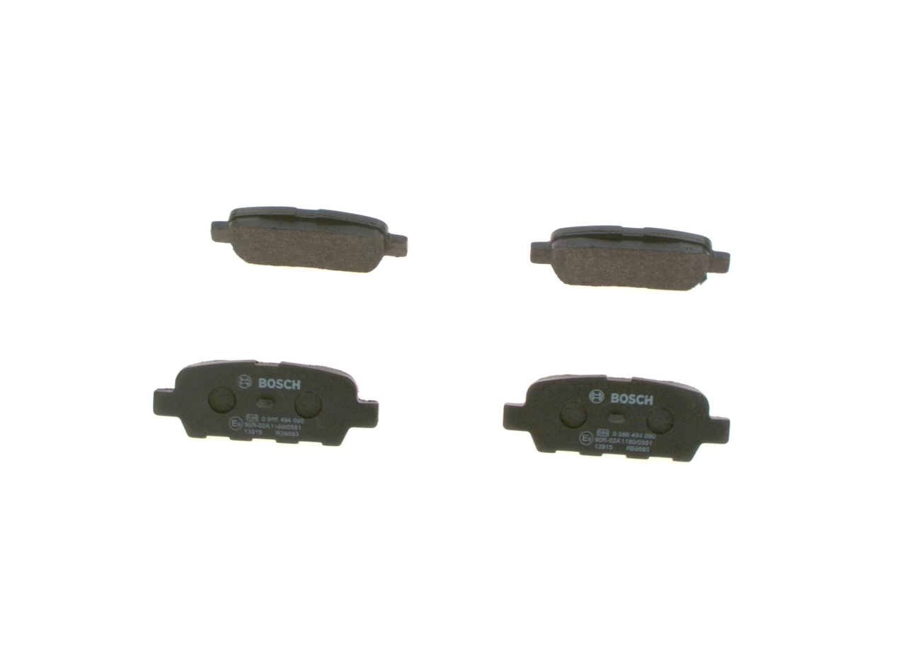 Sapatas do freio traseiras de disco Bosch 0986494090 preço, a partir de 20,64 USD