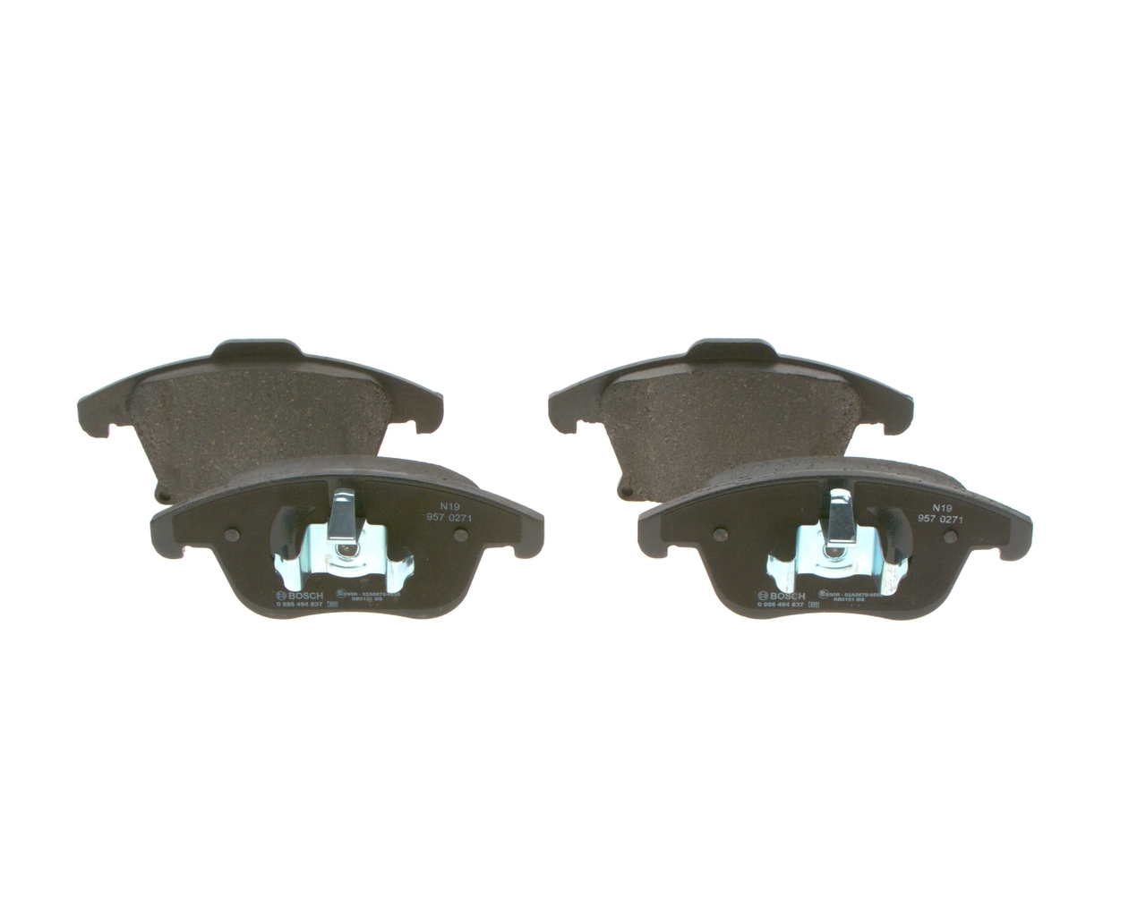 Sapatas do freio dianteiras de disco Bosch 0986494837 preço, a partir de 44,64 USD