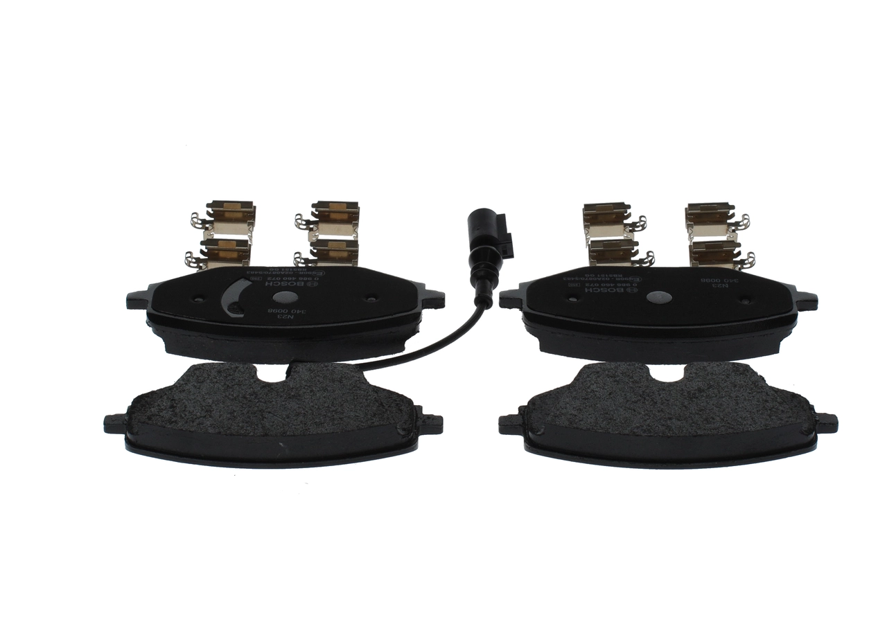 0986460072 Bosch Sapatas do freio dianteiras de disco