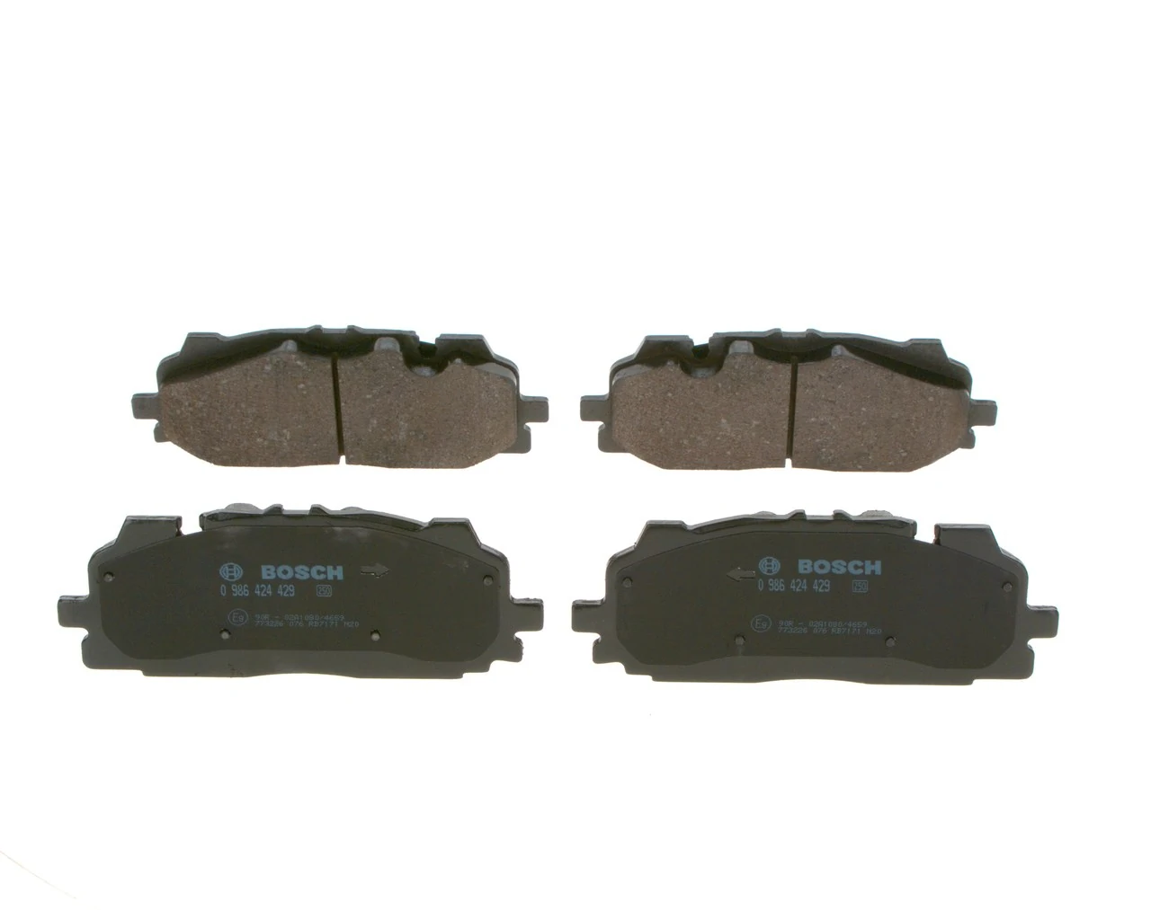 Sapatas do freio dianteiras de disco Bosch 0986424429 preço, a partir de 65,27 USD