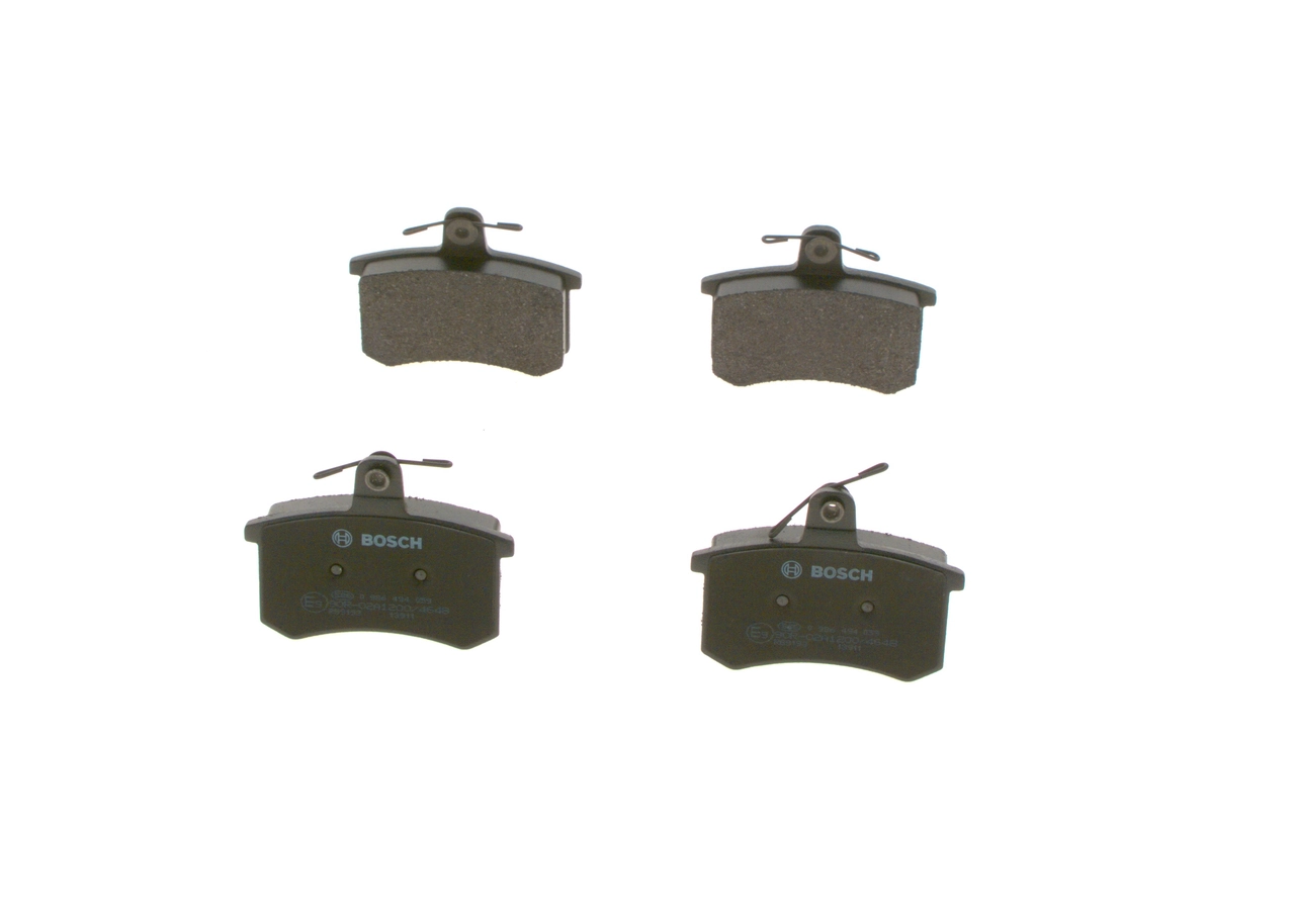 0986494059 Bosch Sapatas do freio traseiras de disco