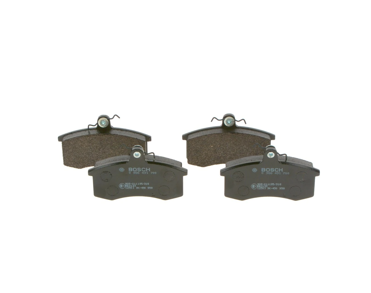 Compre 0986491700 Bosch Sapatas do freio dianteiras de disco