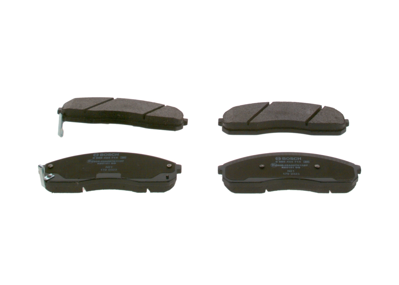 Sapatas do freio dianteiras de disco Bosch 0986424714 preço, a partir de 34,23 USD
