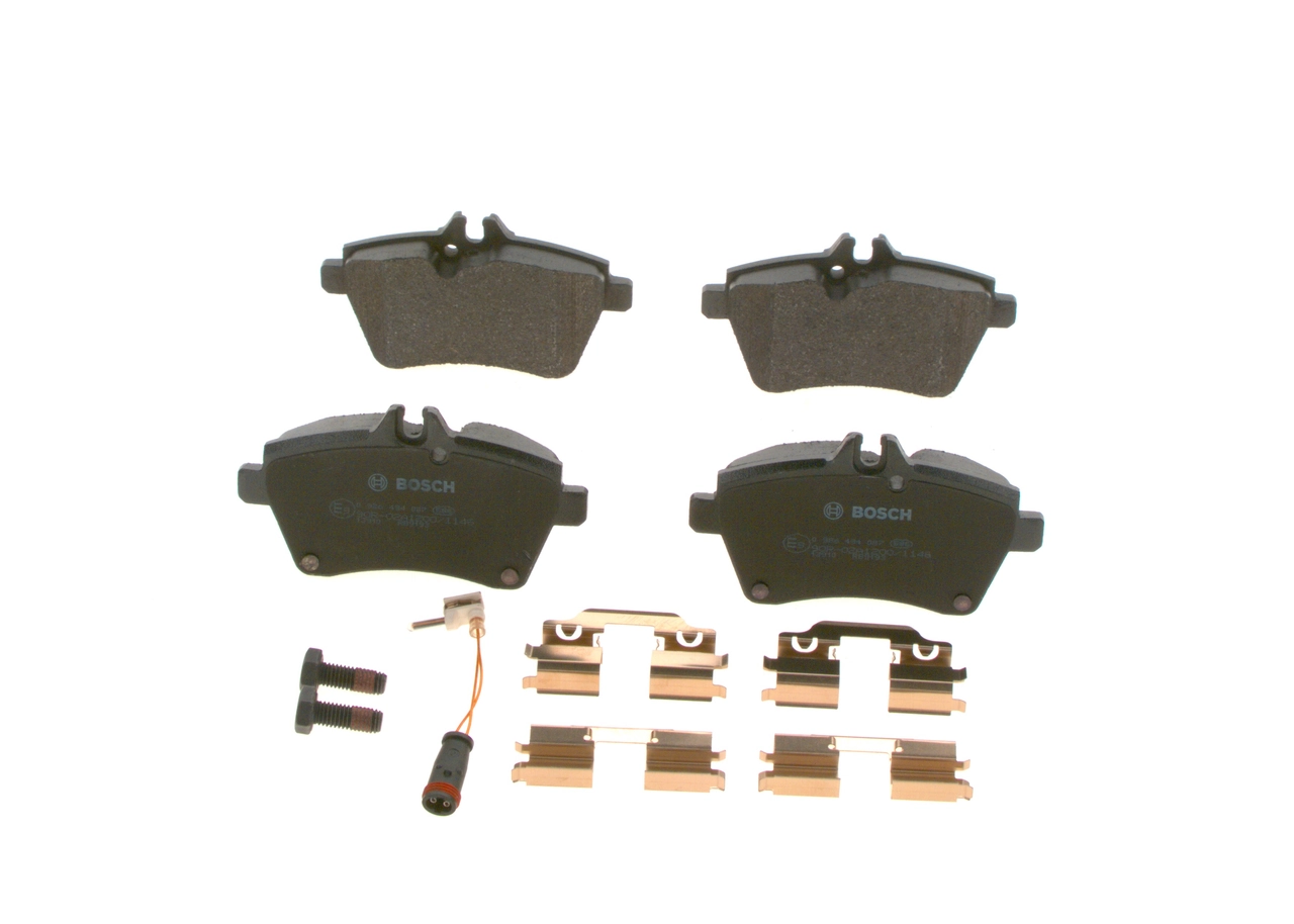 Sapatas do freio dianteiras de disco Bosch 0986494087 preço, a partir de 38,34 USD