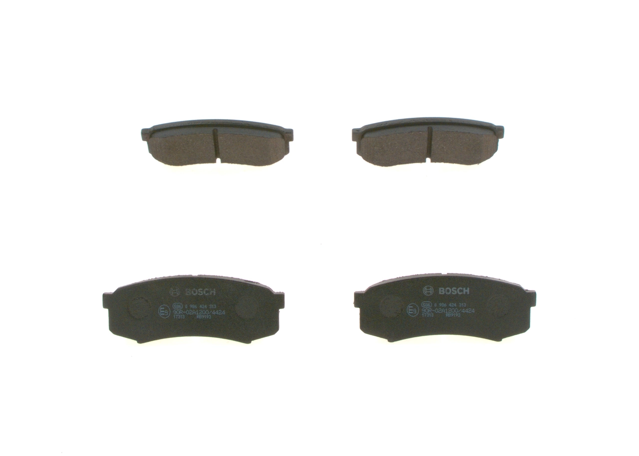 0986424313 Bosch Sapatas do freio traseiras de disco