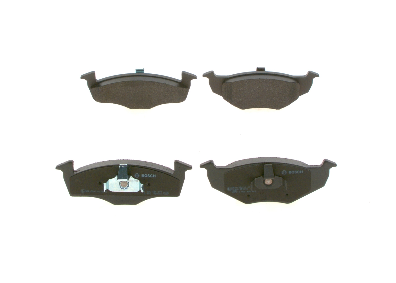 Compre 0986424449 Bosch Sapatas do freio dianteiras de disco