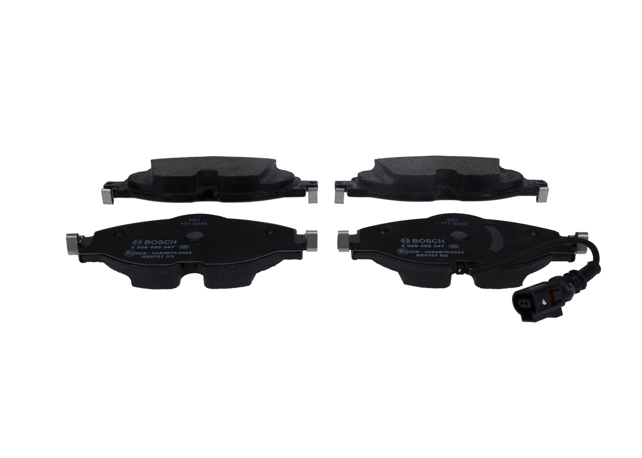 Compre 0986495347 Bosch Sapatas do freio dianteiras de disco