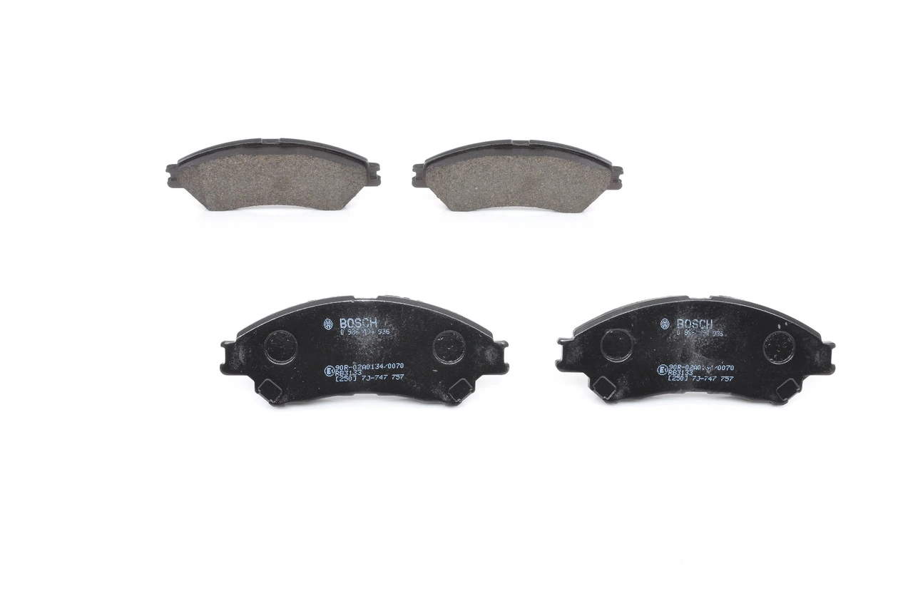 0986494936 Bosch Sapatas do freio dianteiras de disco