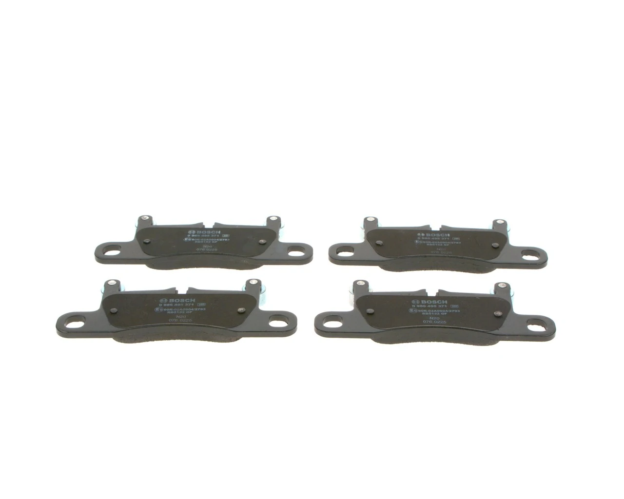 Sapatas do freio traseiras de disco Bosch 0986495371 preço, a partir de 56,92 USD