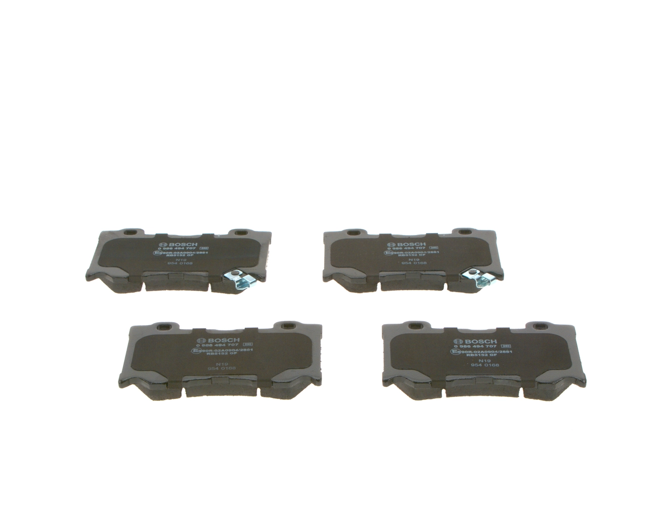 Sapatas do freio dianteiras de disco Bosch 0986494707 preço, a partir de 39,92 USD