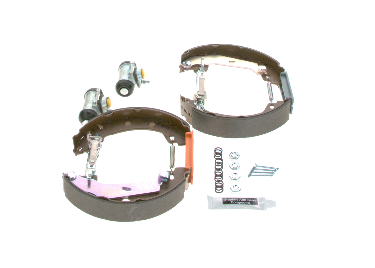 Compre 0204114154 Bosch Sapatas do freio traseiras de tambor
