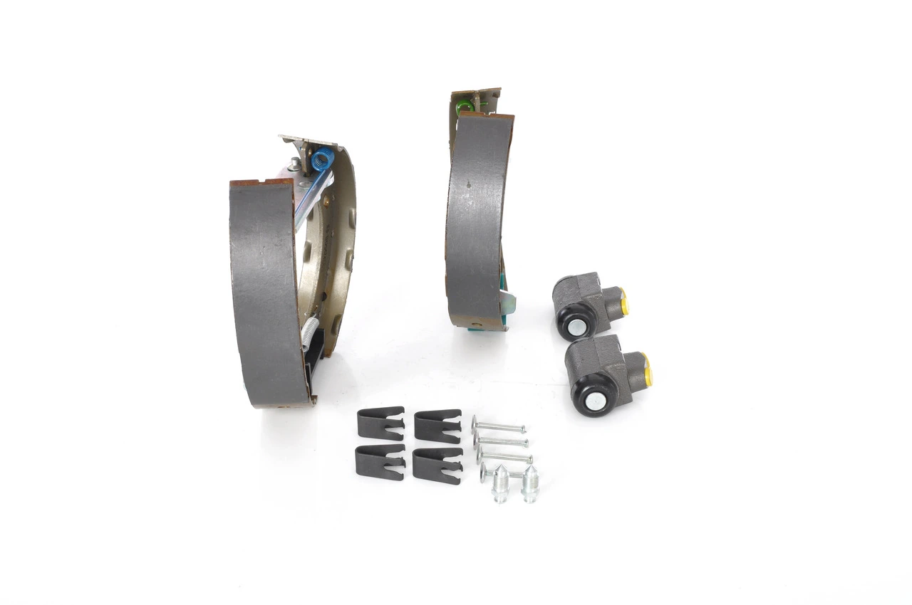 Compre Sapatas do freio traseiras de tambor, montadas com cilindros, kit Ford Orion 3