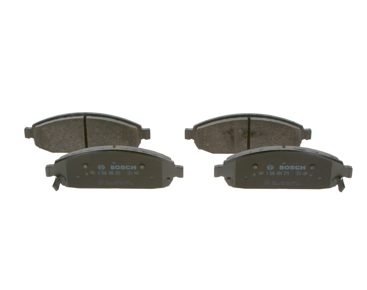 Compre 0986494370 Bosch Sapatas do freio dianteiras de disco