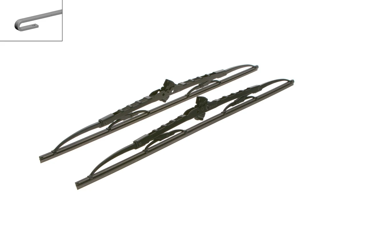 Compre 3397118560 Bosch Limpa-pára-brisas do pára-brisas, kit de 2 un.